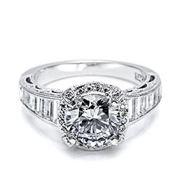 Diamond Engagement Ring White Gold Tacori 11