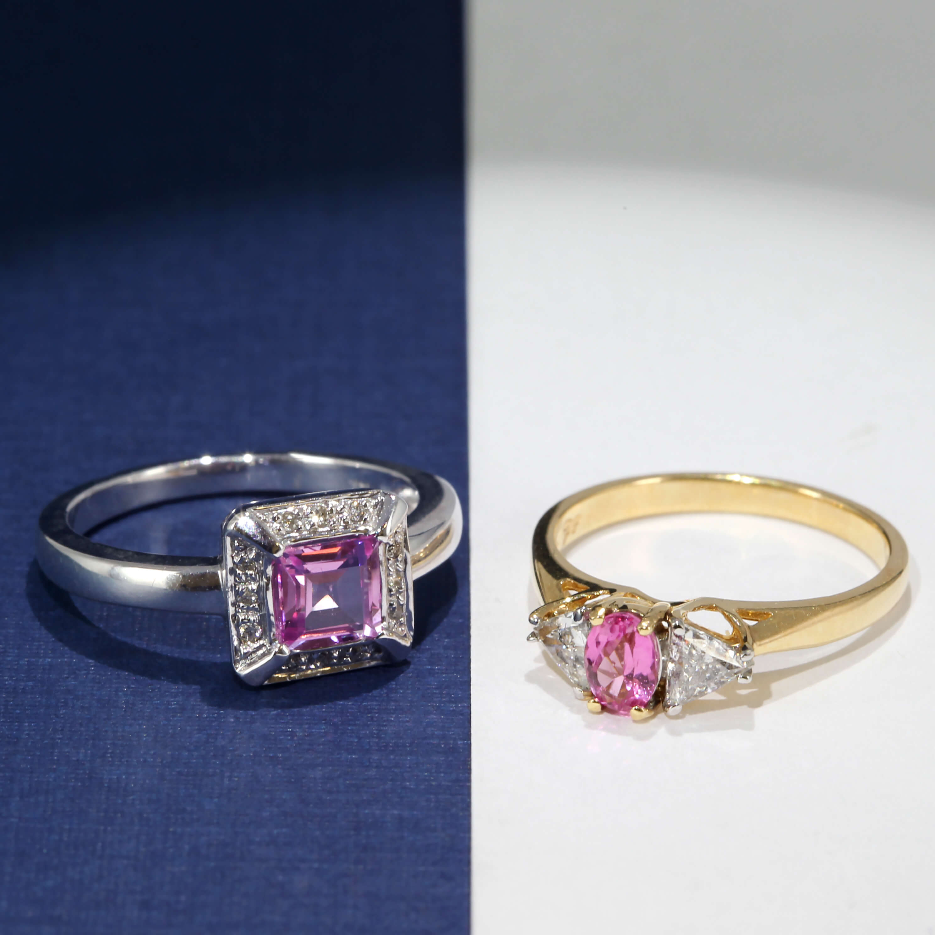 pink sapphire rings