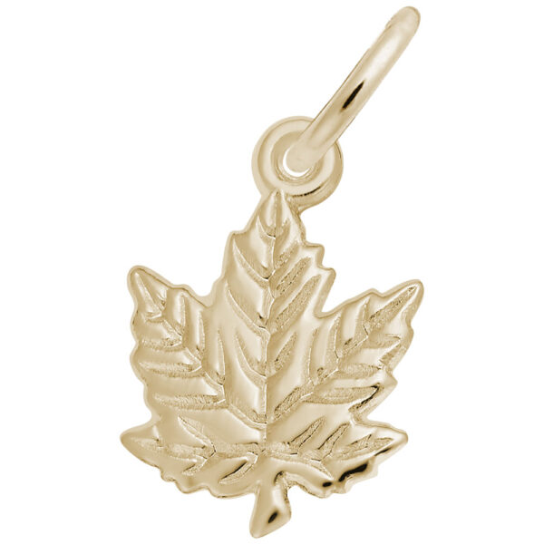 Gold Maple Leaf Pendant