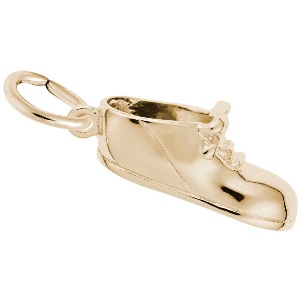 Gold Baby Shoe Charm