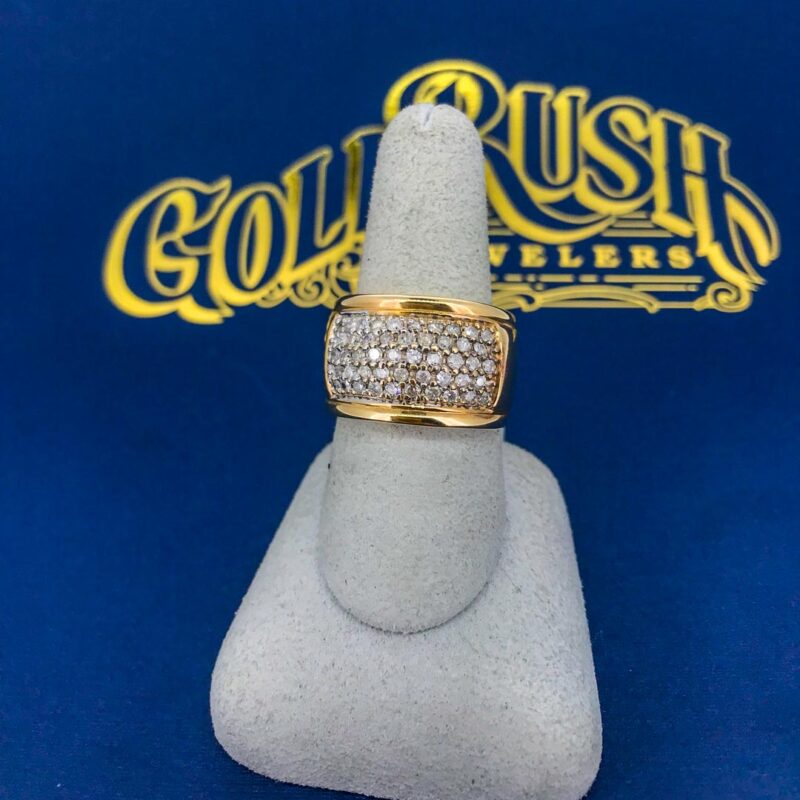 Diamond Fashion bead set Estate ring